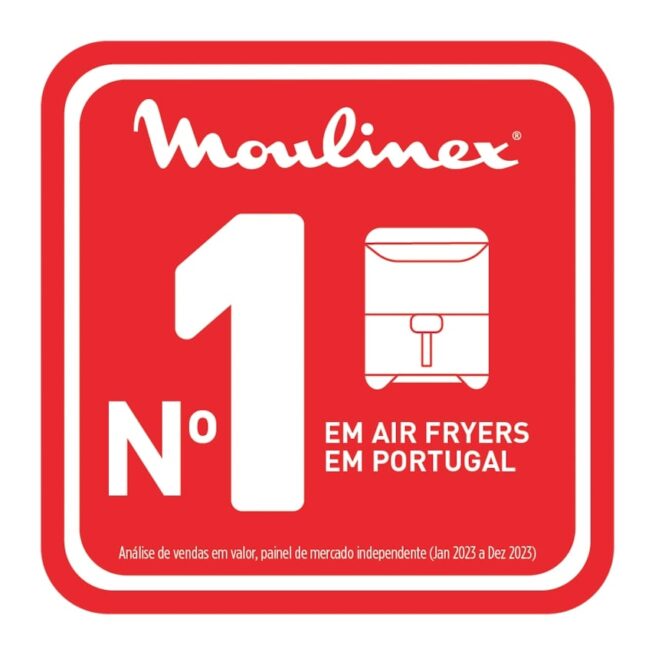 Fritadeira sem Óleo MOULINEX Air Fryer Easy Fry Grill XXL EZ801D10 (6.5L - Preto)