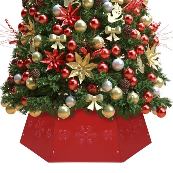 Saia de árvore de natal Vermelho Metal (Ø68x25 cm)