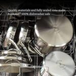 Hestan - Coleção ProBond Conjunto profissional de panelas antiaderentes TITUM de aço inoxidável