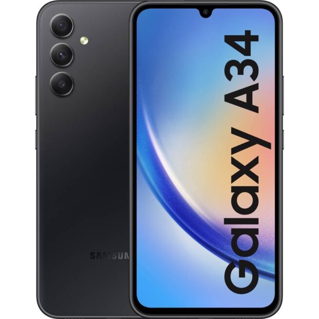 Smartphone SAMSUNG Galaxy A34 5G (6.6'' - 6 GB - 128 GB - Graphite)