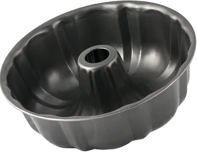Forma Antiaderente de Pudim e Bolo com Furo Central Tipo Bundt