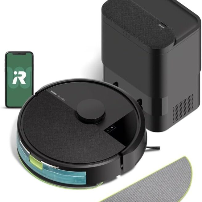 Robô Aspirador Roomba 105+ Combo com Base AutoEmpty Aspira e Passa Pano, Auto Esvaziamento, iRobot - 220V