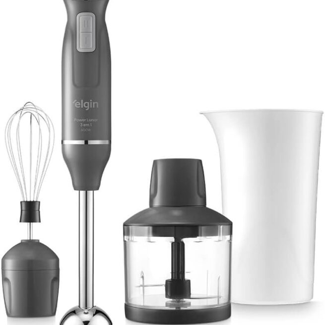 Mixer Power Inox 3 em 1 600W Elgin Lunar 110V - Mixer, triturador e batedor