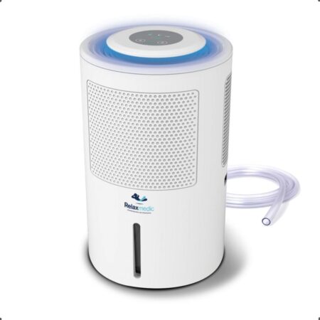 Desumidificador de Ar e Ambiente Portátil Elétrico Antimofo Silencioso Air Ion Bivolt Reservatório de 1,8 L