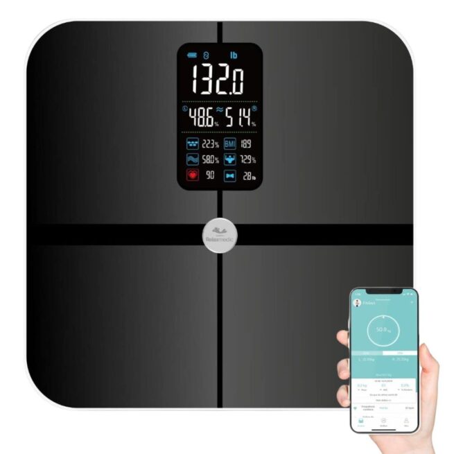 Balança Digital Corporal com Bioimpedância Intelligence App