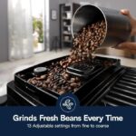 De'Longhi Máquina de café expresso Magnifica Start totalmente automática, preta