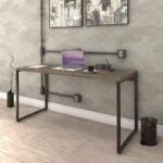 Escrivaninha Trevalla Kuadra Me150-E10 Industrial 150cm Preto Onix