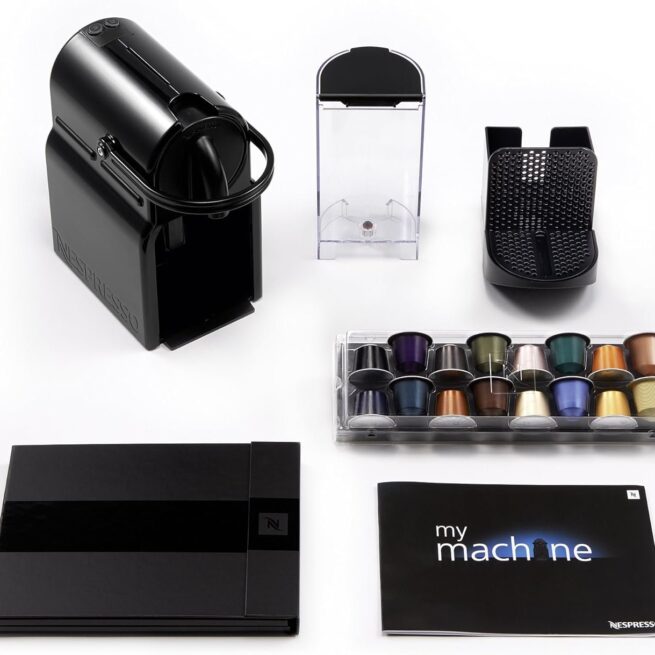 Nespresso Máquina de café expresso Inissia da De'Longhi, 680 g, 1200 watts, preta