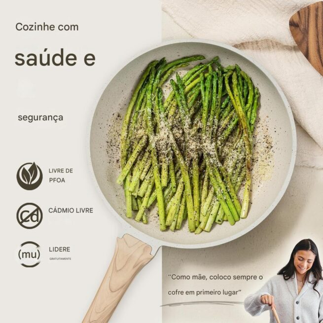 CAROTE Conjunto de 21 panelas e frigideira antiaderente