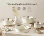 CAROTE Conjunto de 21 panelas e frigideira antiaderente