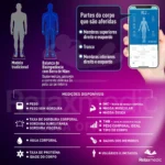 Balança Digital de Bioimpedância BodyScan Pro
