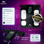 Balança Digital de Bioimpedância BodyScan Pro