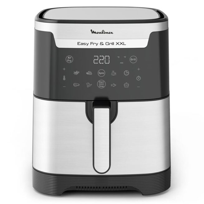 Fritadeira sem Óleo MOULINEX Air Fryer Easy Fry Grill XXL EZ801D10 (6.5L - Preto)