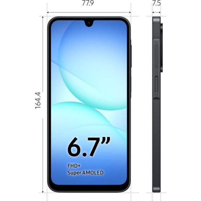 Smartphone A17 (6.7'' - 8 GB - 256 GB - Preto)