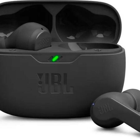 Auriculares Bluetooth True Wireless Wave Beam (In Ear - Microfone - Preto)